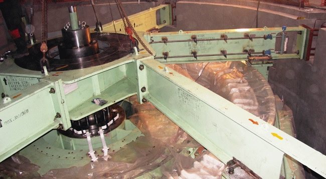 Generator rotor installation