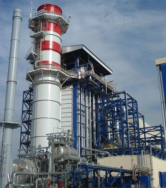 HRSG and stack, Korinthos Power