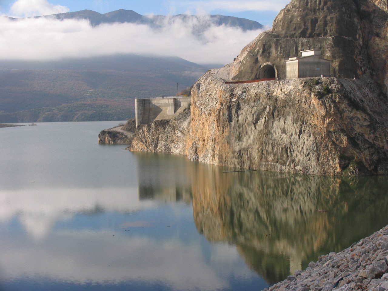Ilarion reservoir and intake