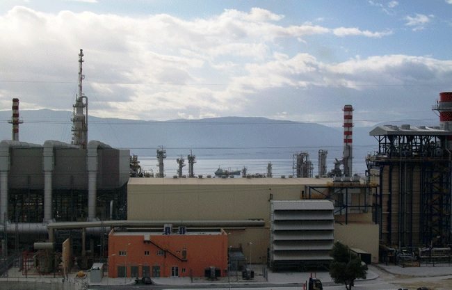 Korinthos Power CCGT and the Corinthian Gulf
