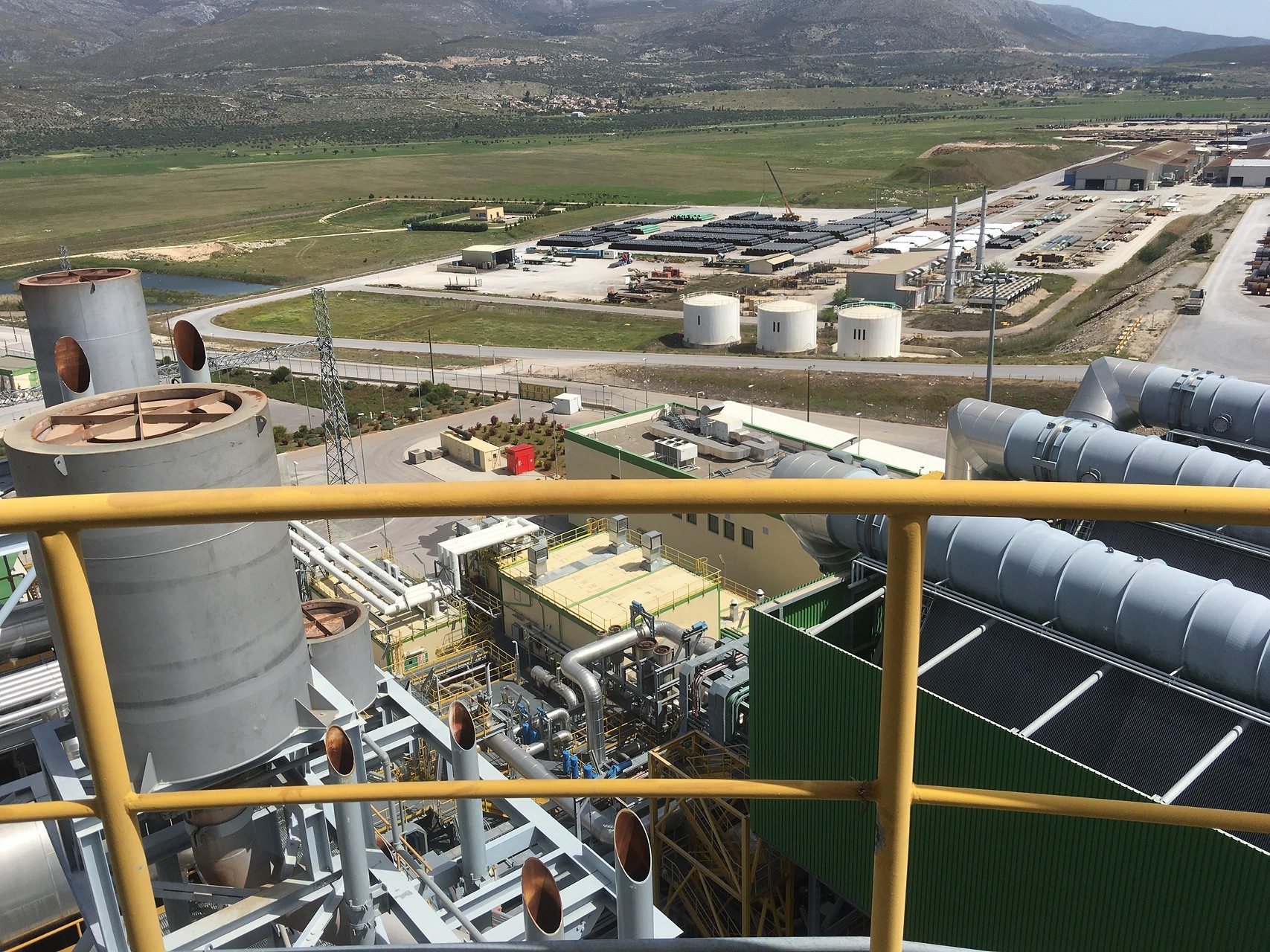 Thisvi CCGT, view from the HRSG